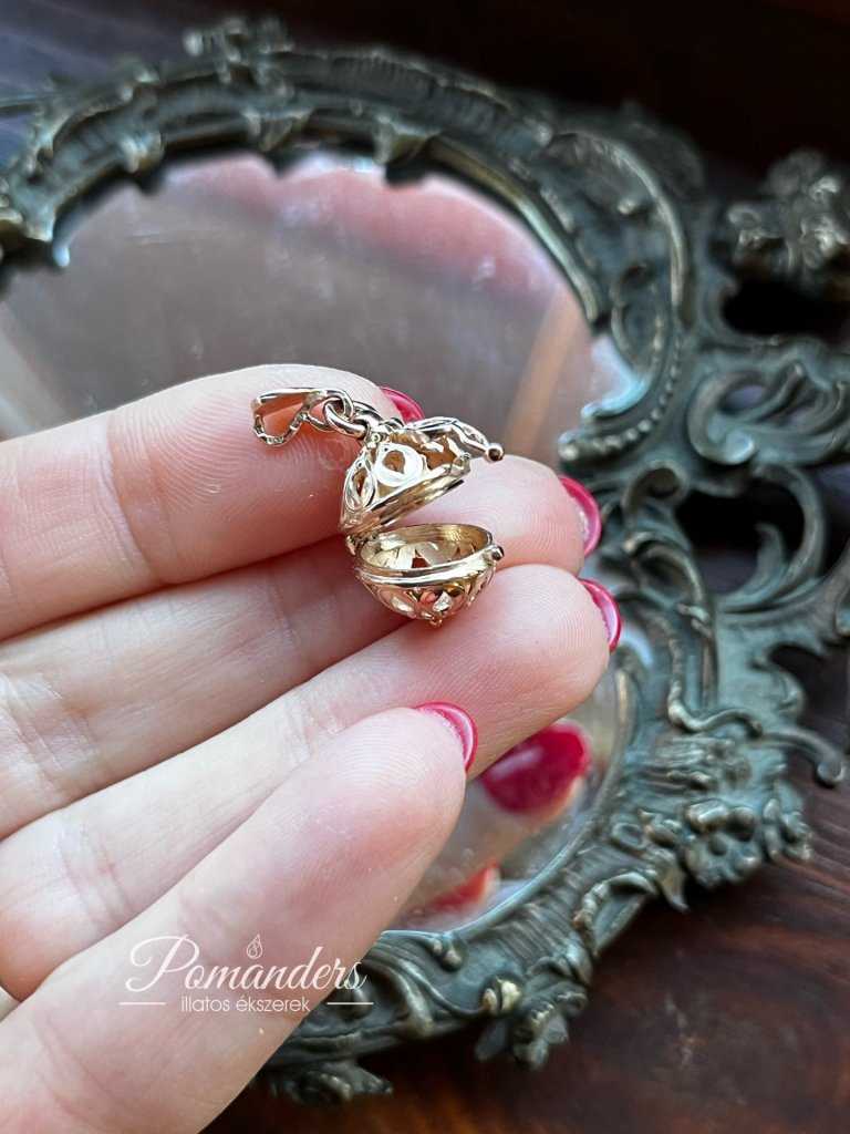 Pomanders Rosegold arany szelence