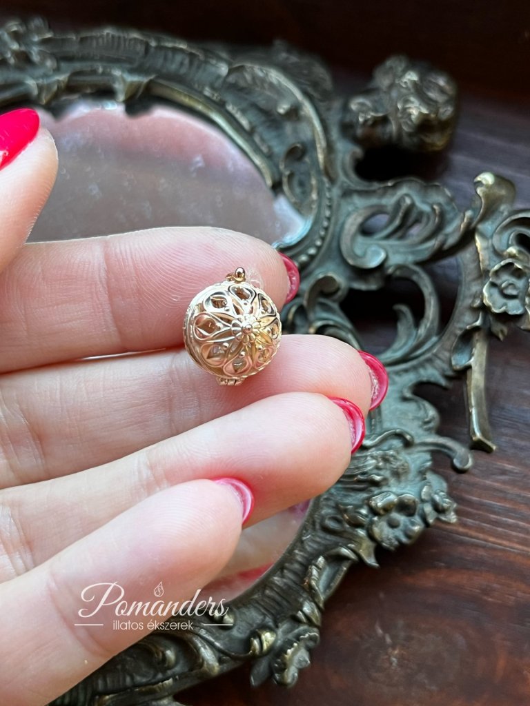 Pomanders Rosegold arany szelence