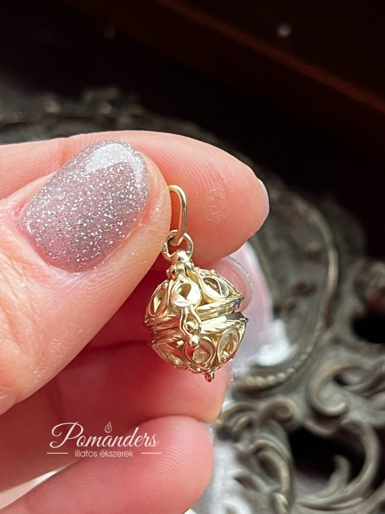Pomanders Rosegold arany szelence