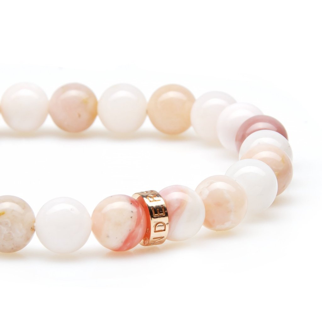Rózsaopál rosegold arany tárcsával